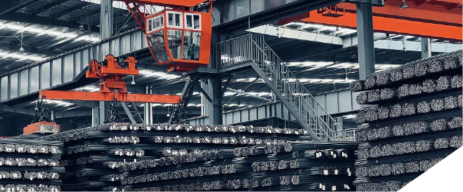 Steel manufacturing facility within the CHEONGFULI supply network